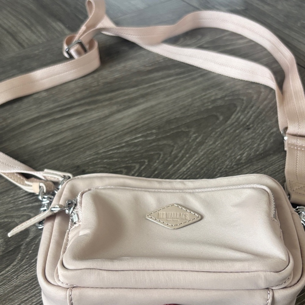 MZ Wallace Cream Crossbody Bag